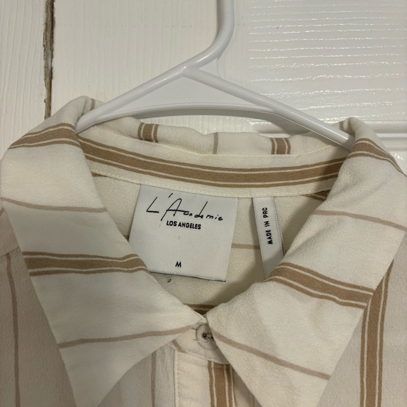 L’Acadamie Stripe Button Down Dress - Picture 4 of 6